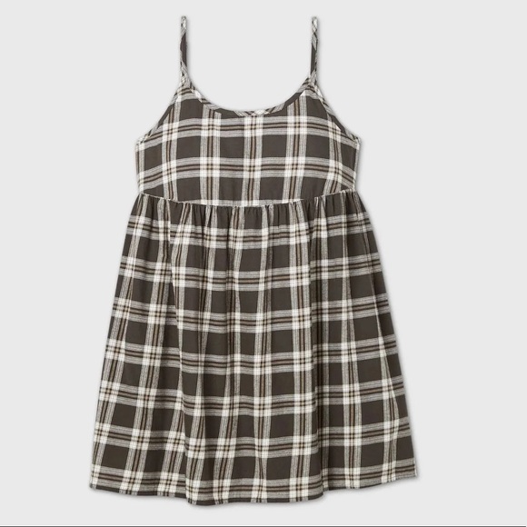 wild fable Dresses & Skirts - Wild Fable Plaid Woven Mini Dress